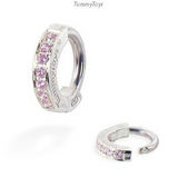 Pink Belly Ring Pack | Sterling Silver & Pink CZ Bundle Deal - TummyToys