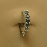 Black CZ Belly Button Ring with Jump Ring | Customizable | Make your own - TummyToys