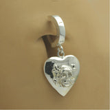 Femme Metale's Heart Skull Belly Ring - TummyToys