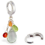 Mutiple Gem Cluster Tummytoys Belly Ring - TummyToys