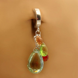 Mutiple Gem Cluster Tummytoys Belly Ring - TummyToys