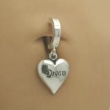 TummyToys Silver "Dream" Heart Belly Ring - TummyToys