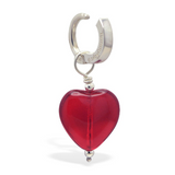 Changeable Red Heart Belly Ring Swinger Charm By Tummytoys - TummyToys