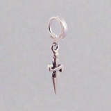 Femme Metale Revenge Dagger Belly Ring