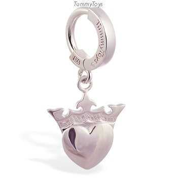Femme Metale's Queen of Hearts Navel Ring - TummyToys