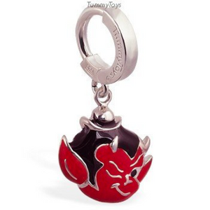 Femme Metale's Lil' Devil Belly Button Ring - TummyToys
