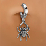 Femme Metale Lil' Spider Belly Button Ring - TummyToys