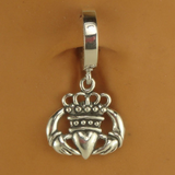 Solid Silver Claddagh Belly Ring | .925 Sterling Silver - TummyToys