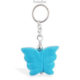 Changeable Turquoise Butterfly Belly Ring Swinger Charm - TummyToys