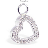 Changeable Heart & CZ Swinger Charm - TummyToys